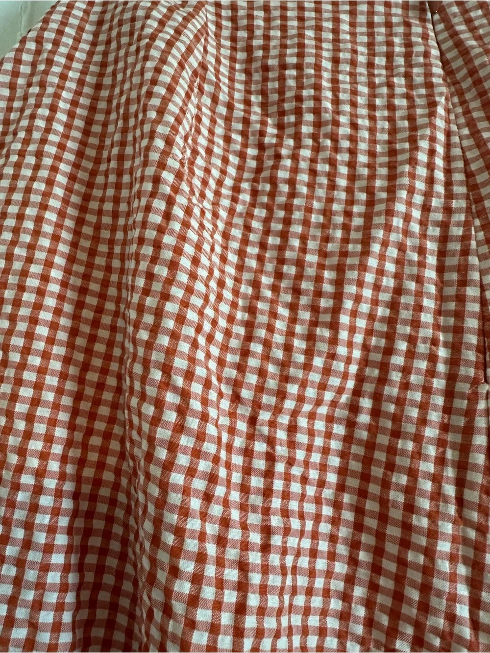 Free People West Side High-Waisted Gingham Tie-Belt Crop Pants